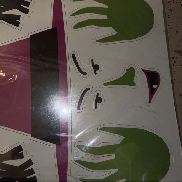 Happy Halloween Refrigerator Magnets Witch Hat Broom Hands Bat Shoes Belt Stars - Picture 6 of 10